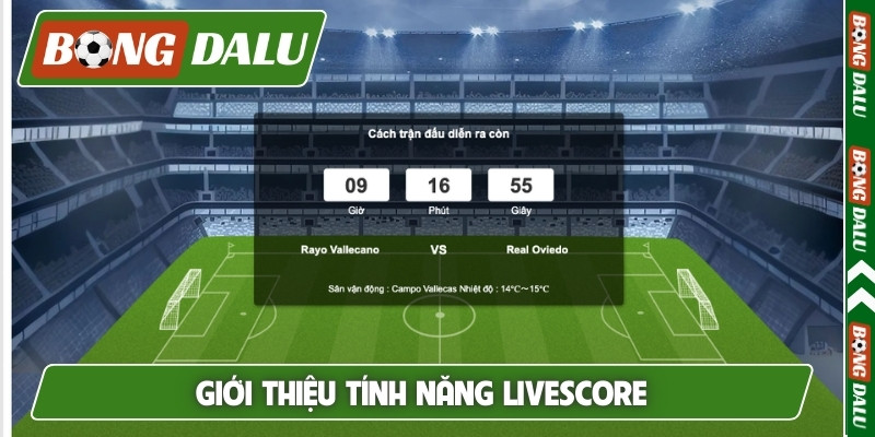 Giới thiệu tính năng livescore